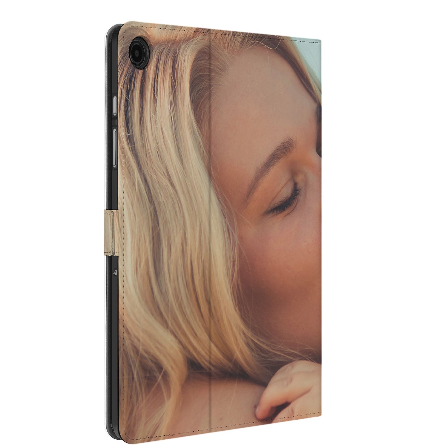 Samsung Galaxy Tab A11 Plus Eigen Ontwerp Bookcase met Standaard zijkant met afbeelding