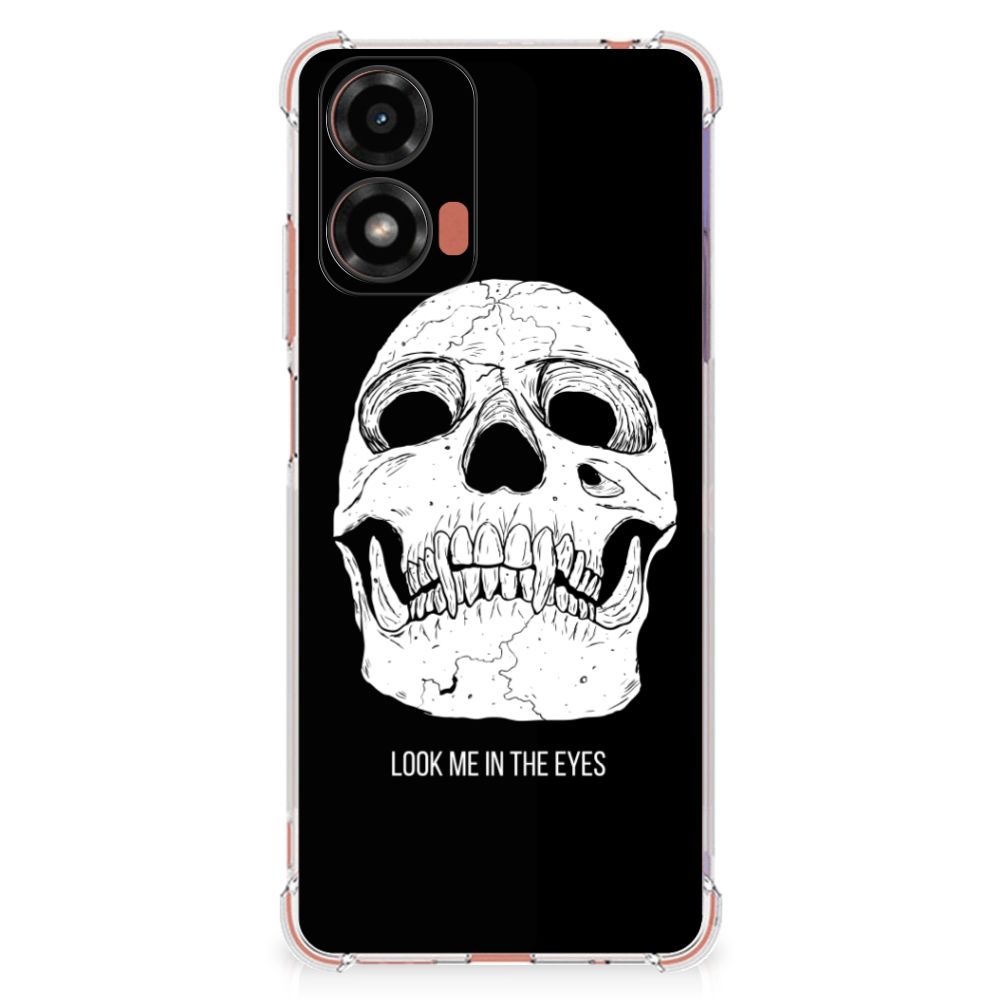 Extreme Case Motorola Moto G24 | G24 Power | G04 Skull Eyes telefoonhoesje skull design voorkant