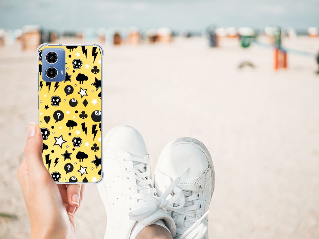 Extreme Case Motorola Moto G34 Punk Geel B2C Telecom