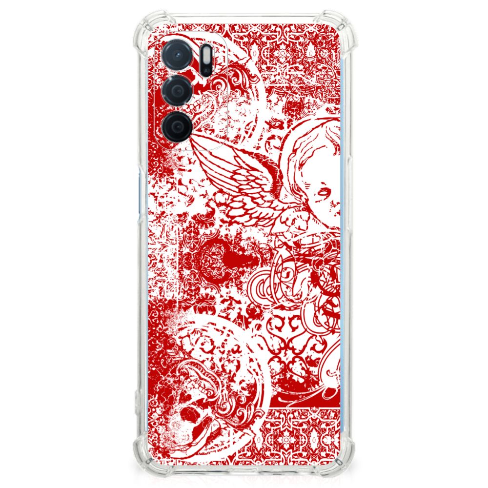 Extreme Case OPPO A16 | A16s | A54s Angel Skull Rood B2C Telecom