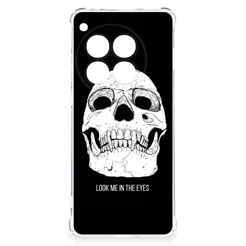 Extreme Case OnePlus 12 Skull Eyes telefoonhoesje skull ontwerp voorkant