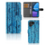 Fairphone 5 Book Style Case Wood Blue voorkant achterkant binnenkant