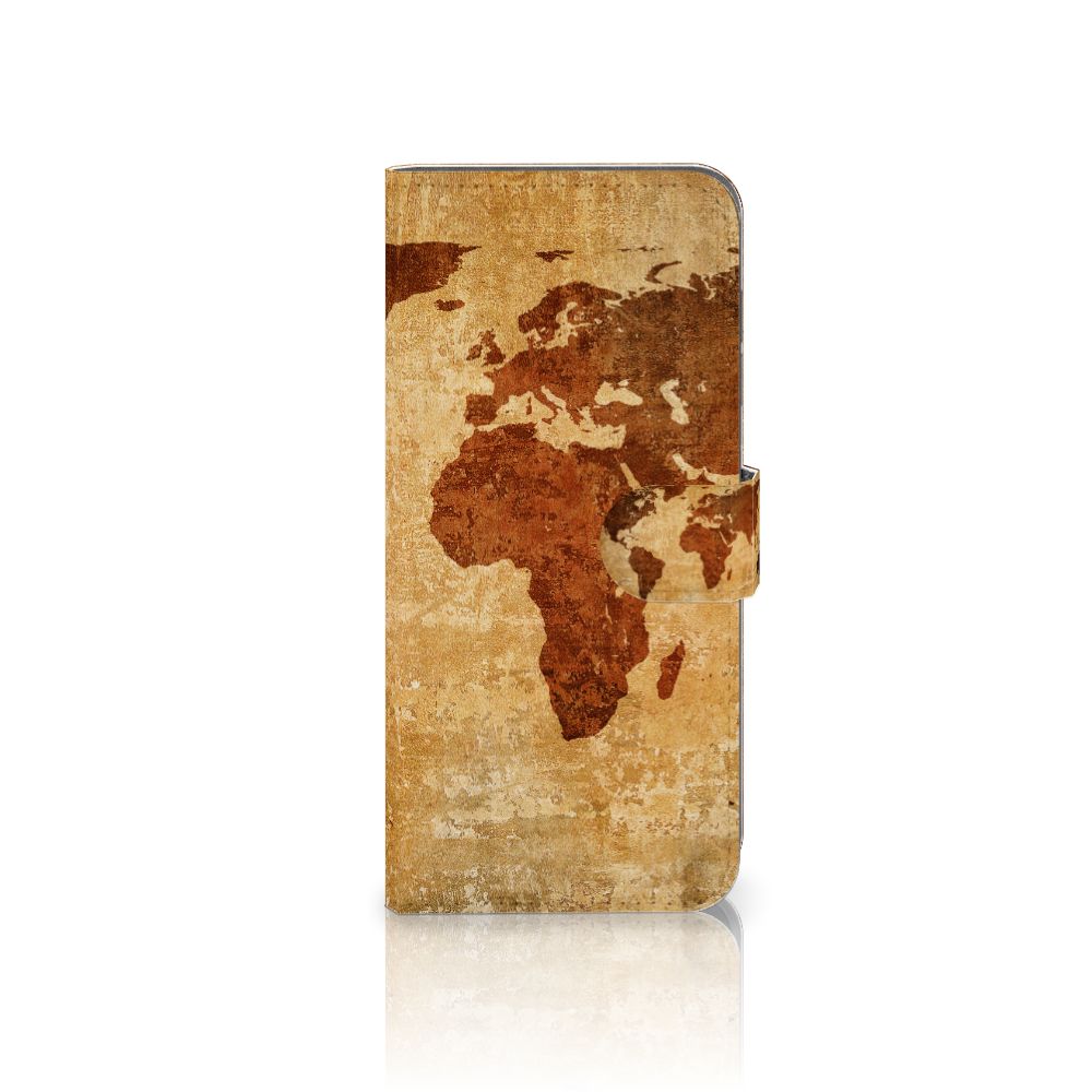 Fairphone 5 Flip Cover Wereldkaart met beschermende uitstraling en duurzaamheid 🌍