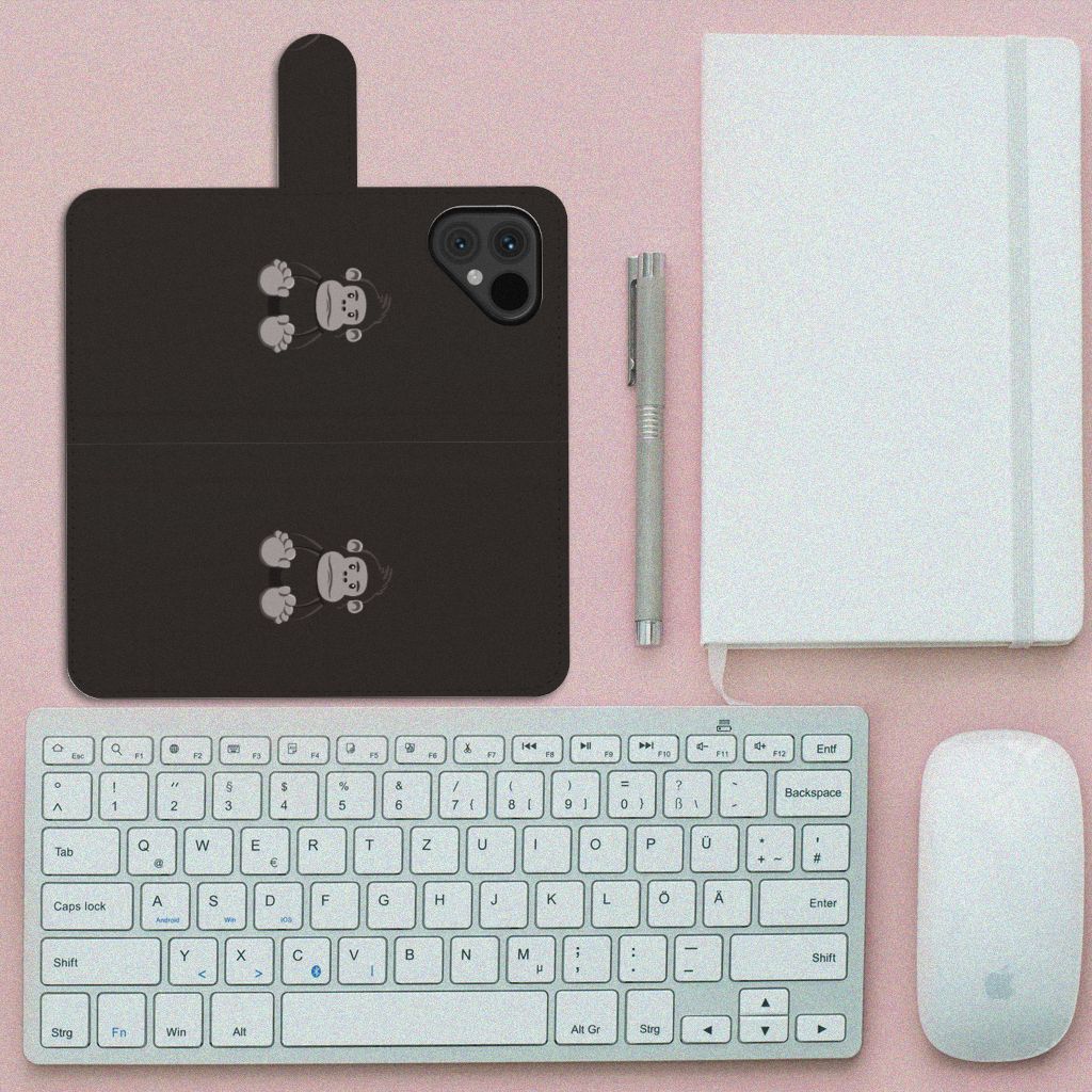 Fairphone 5 Leuk Hoesje Gorilla hoesje gorilla design van boven