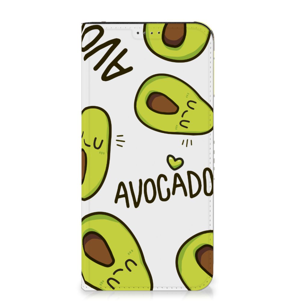 Fairphone 5 Magnet Case Avocado Singing voorkant met schattige avocados