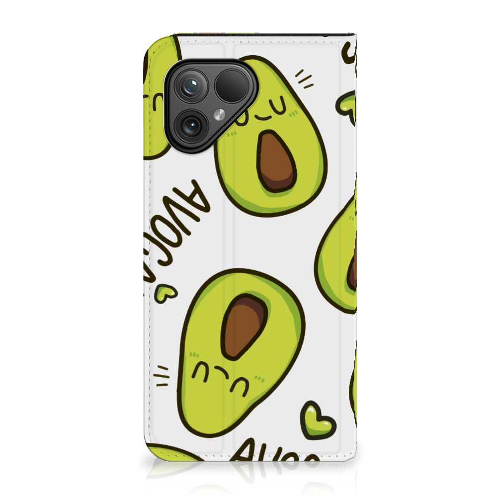 Fairphone 5 Magnet Case Avocado Singing voorkant