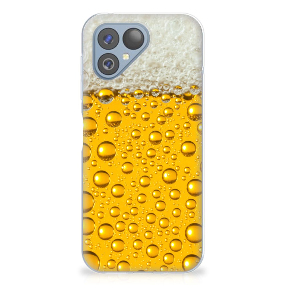 Fairphone 5 Siliconen Case Bier designbierprint vooraanzicht