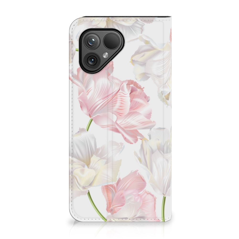 Fairphone 5 Smart Cover Lovely Flowers bloemen design vooraan