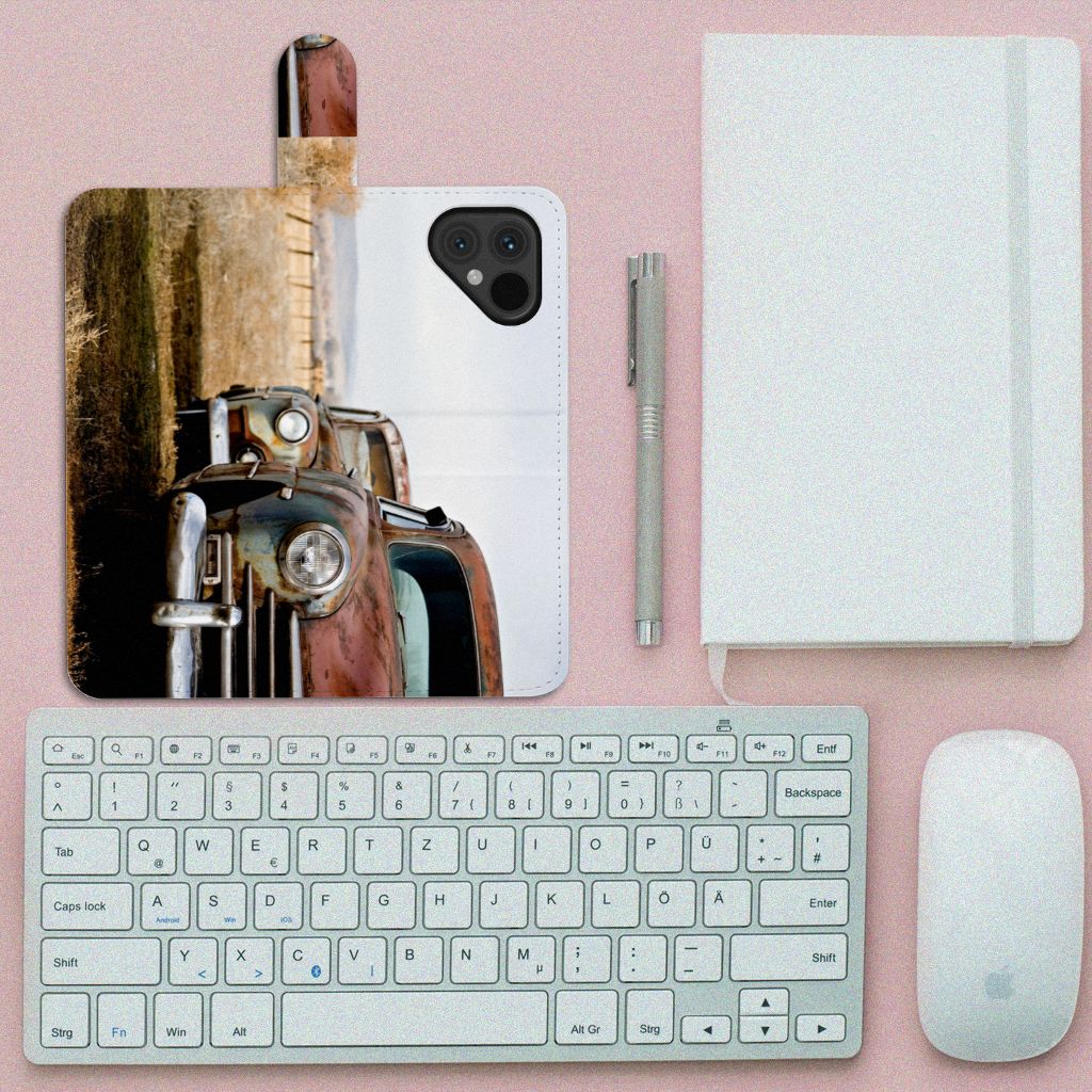 Fairphone 5 Telefoonhoesje met foto Vintage Auto design vintage vooraanzicht