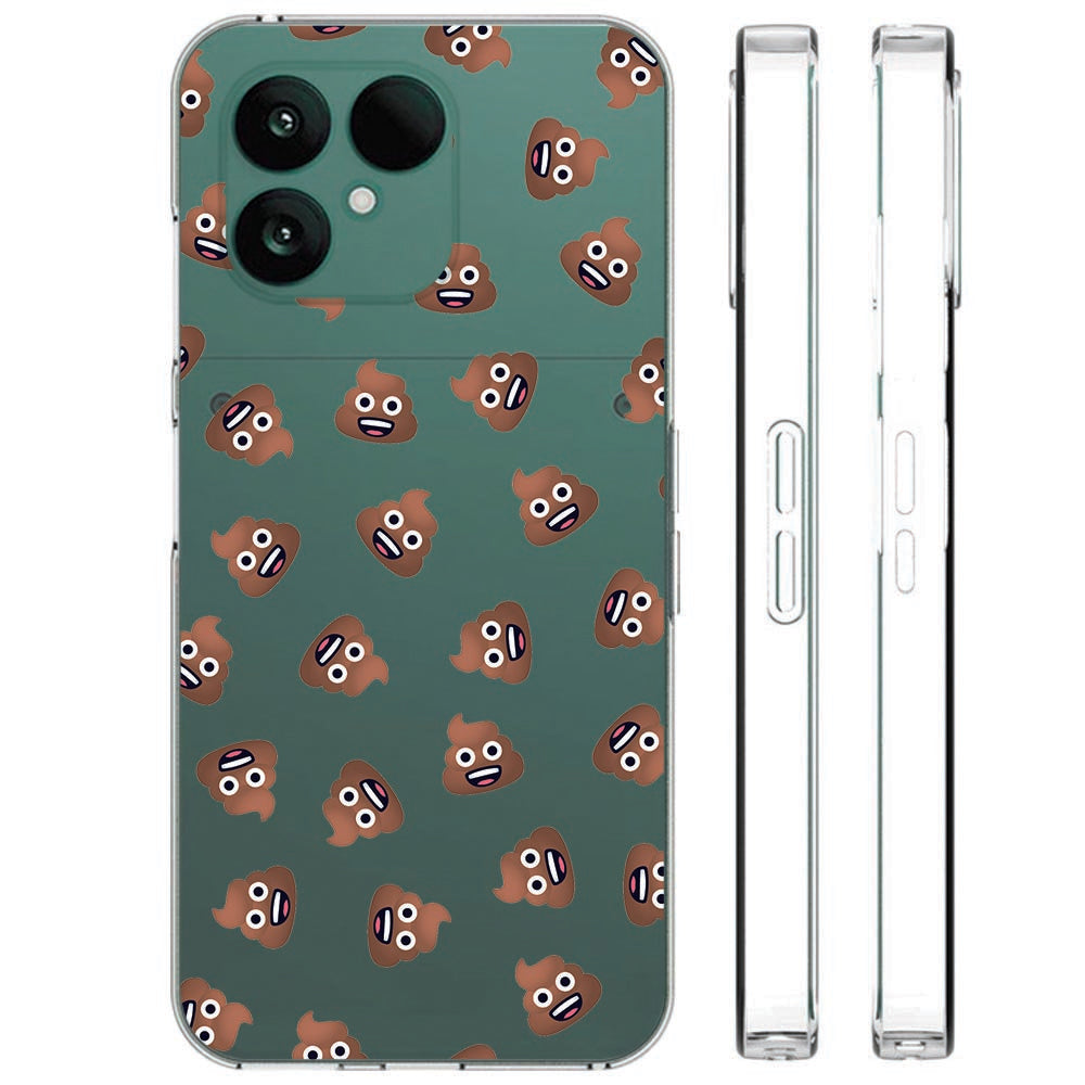 TPU Hoesje Fairphone 6 Poep Emojis