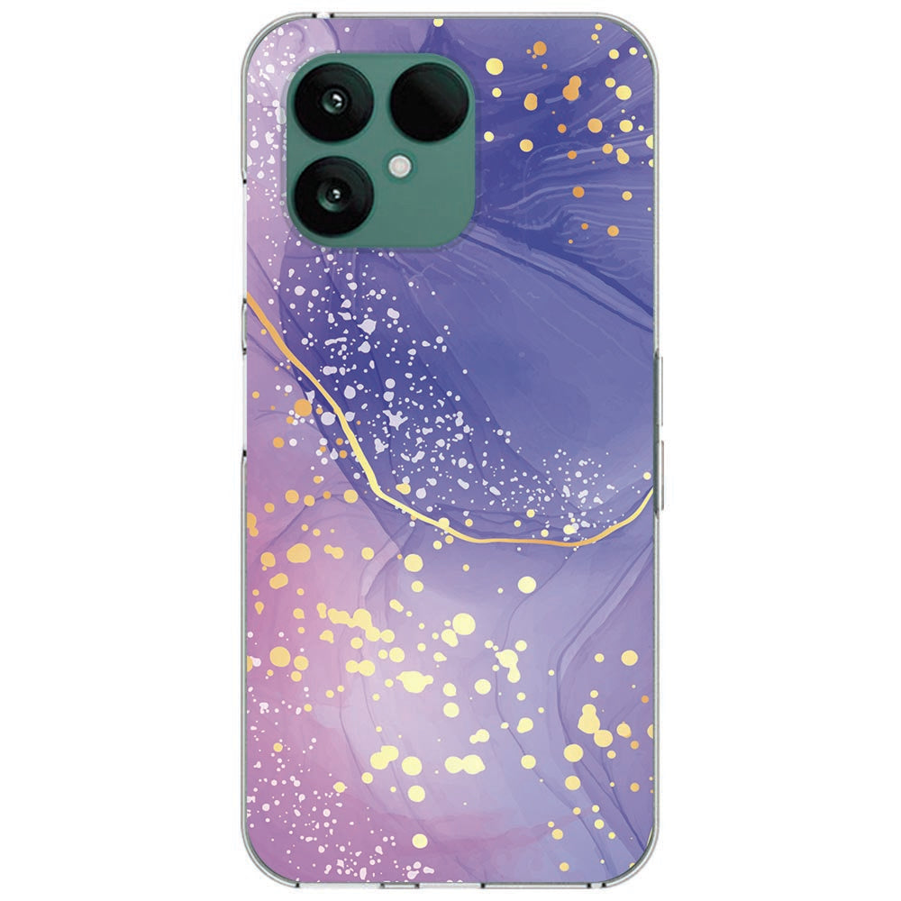 Fairphone 6 Softcase Back cover Watercolor Paars