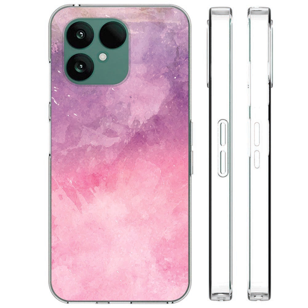 TPU Hoesje Fairphone 6 Pink Purple Paint
