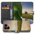 Fairphone 6 Stijlvol Bookcase Hoesje met Koeienprint Zwart-Wit Design en Robuuste Bescherming voorkant binnen