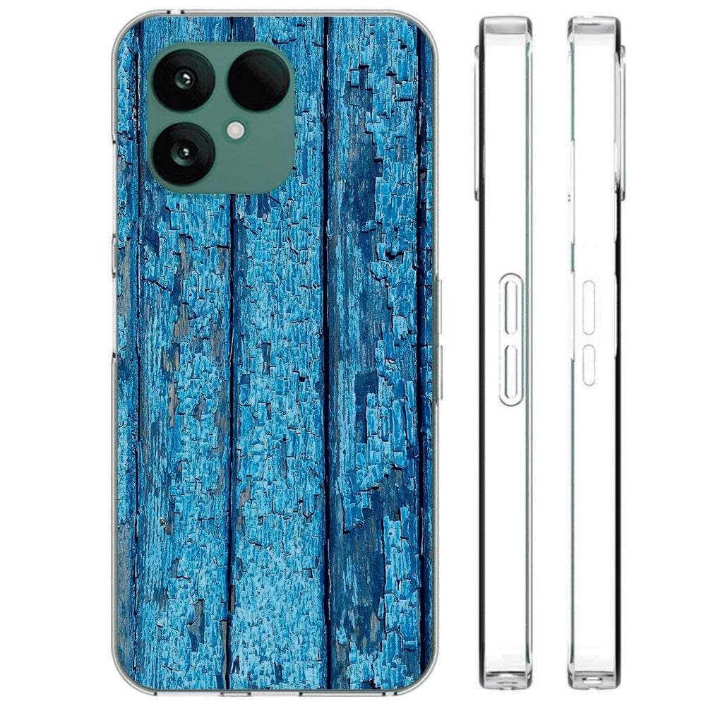 Siliconen hoesje Fairphone 6 Wood Blue