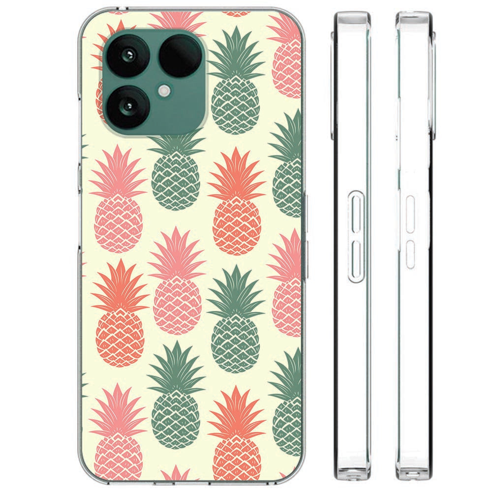 Fairphone 6 Siliconen hoesje Back cover Ananas