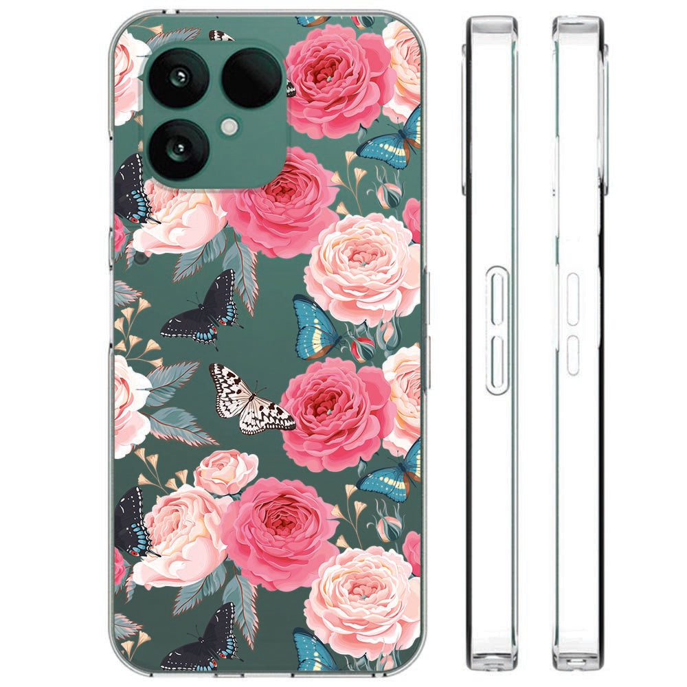 TPU Hoesje Fairphone 6 Butterfly Roses
