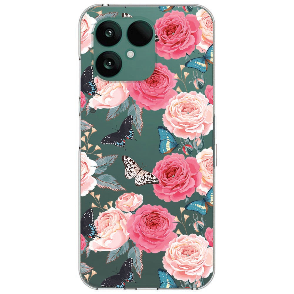 TPU Hoesje Fairphone 6 Butterfly Roses
