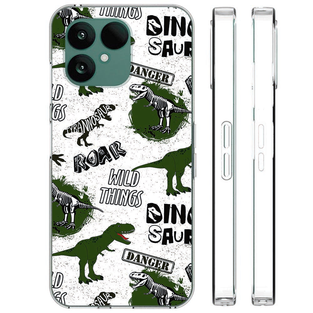 Fairphone 6 Siliconen hoesje Dinosaurus