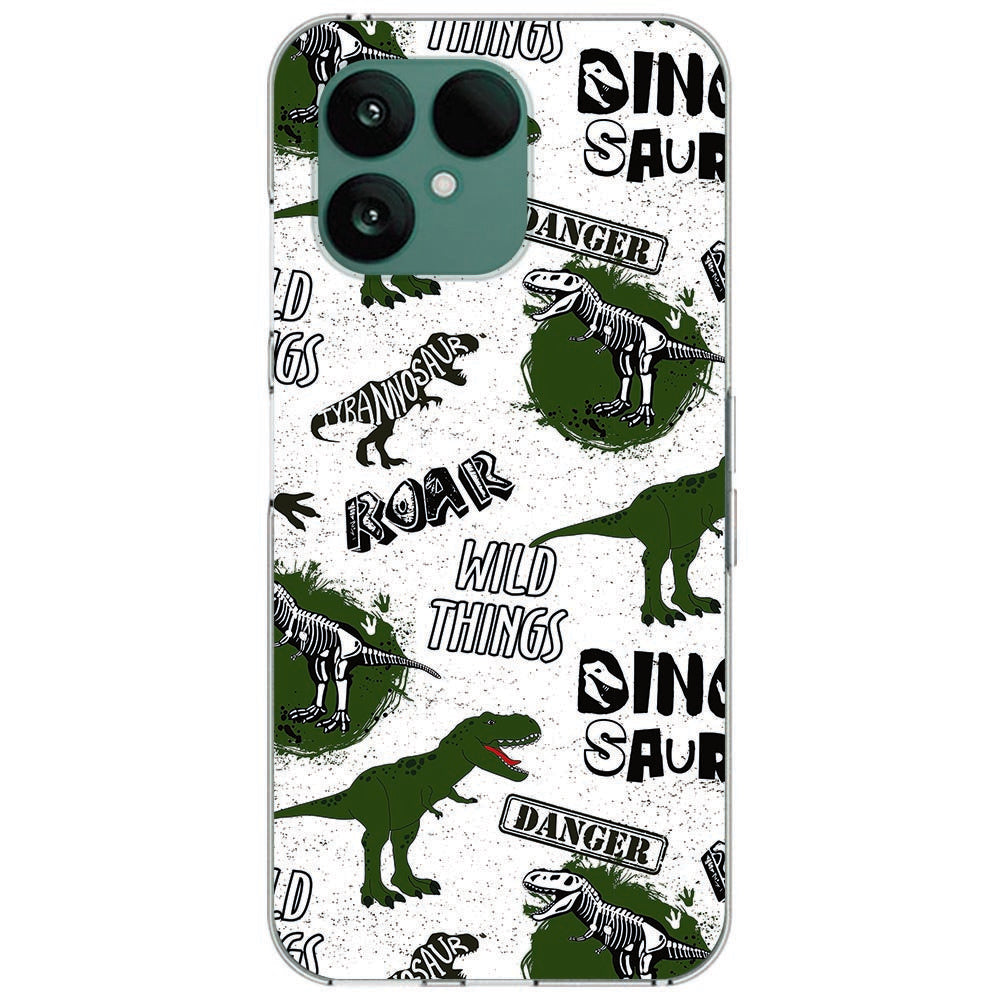 Fairphone 6 Siliconen hoesje Dinosaurus