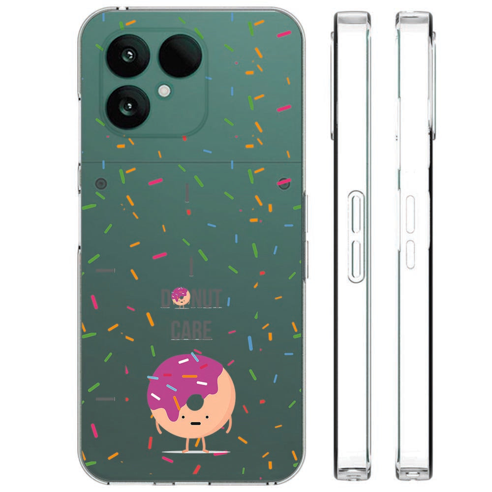 TPU Hoesje Fairphone 6 Hoesje Donut Roze
