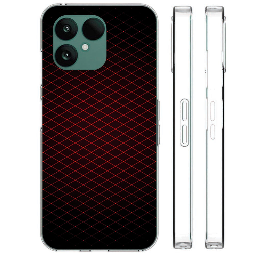 TPU Hoesje Fairphone 6 Geruit Rood