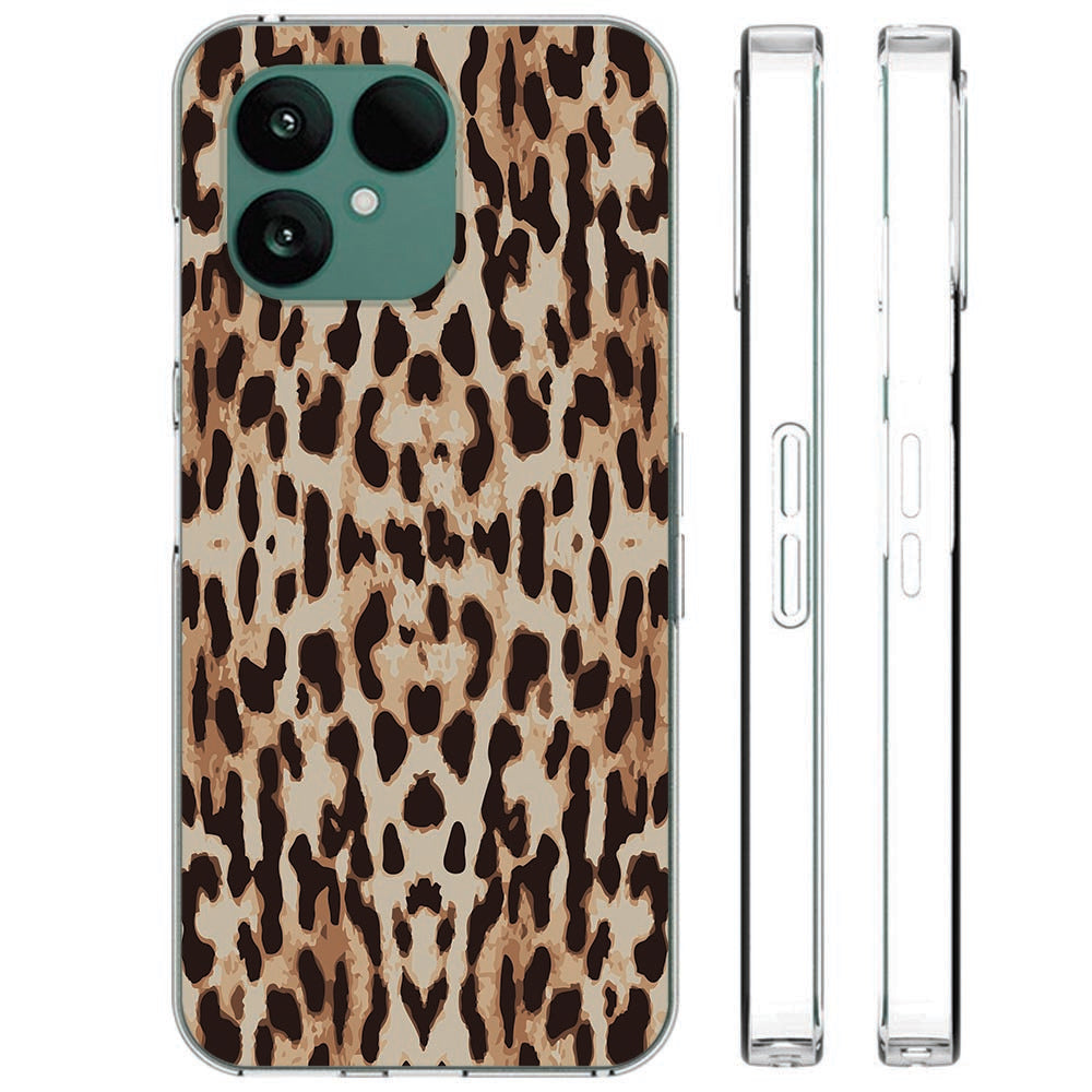 Fairphone 6 Siliconen hoesje Leopard