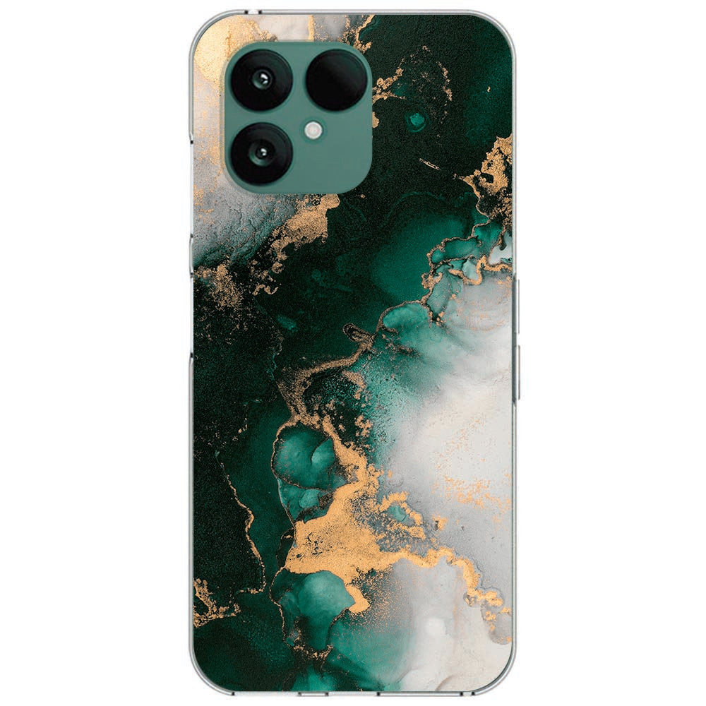 Siliconen hoesje Fairphone 6 Marmer Groen