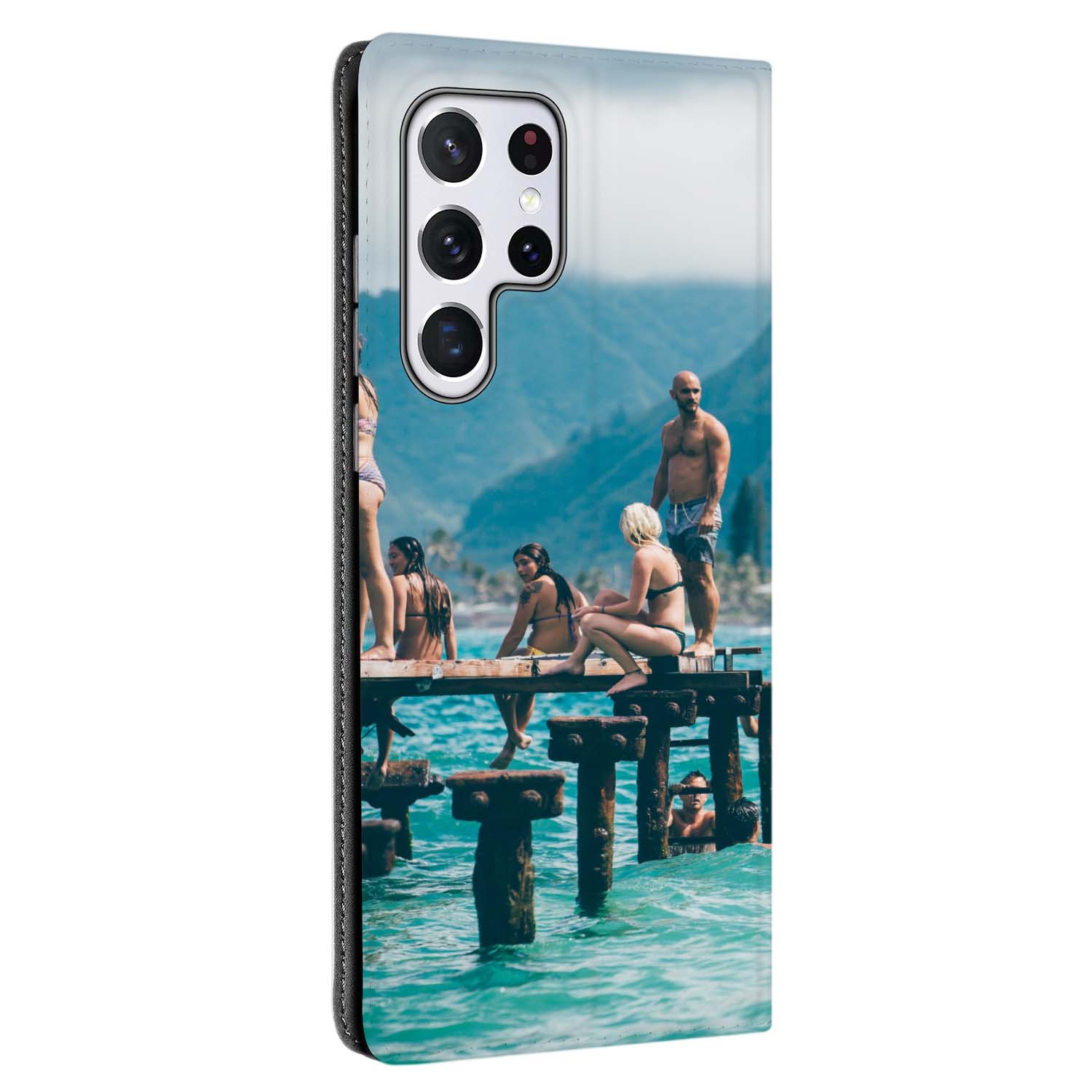 Samsung Galaxy S22 Ultra fotohoesje Ontwerpen strand pier aanzicht