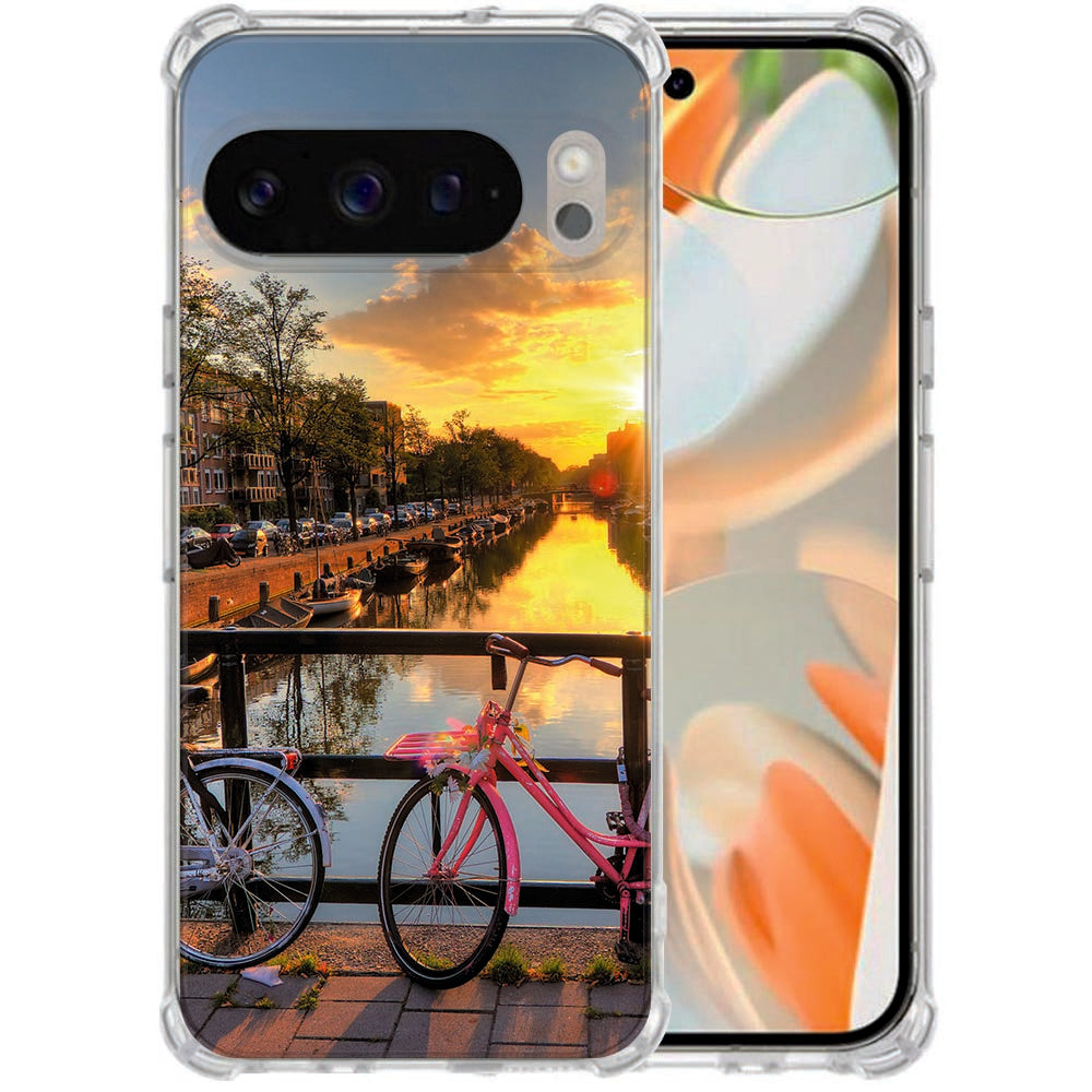 Softcase Google Pixel 10 Pro XL Amsterdamse Grachten Shockproof
