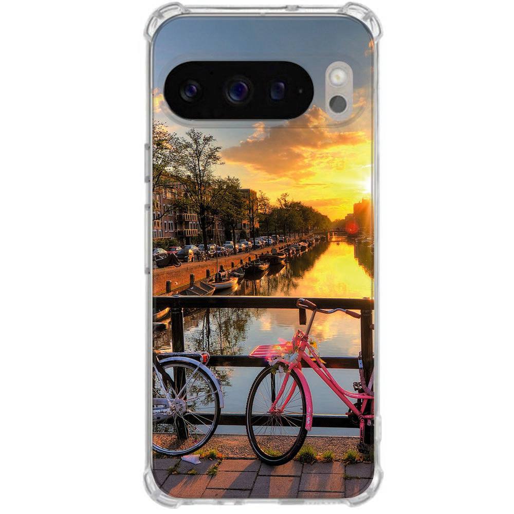 Softcase Google Pixel 10 Pro XL Amsterdamse Grachten Shockproof