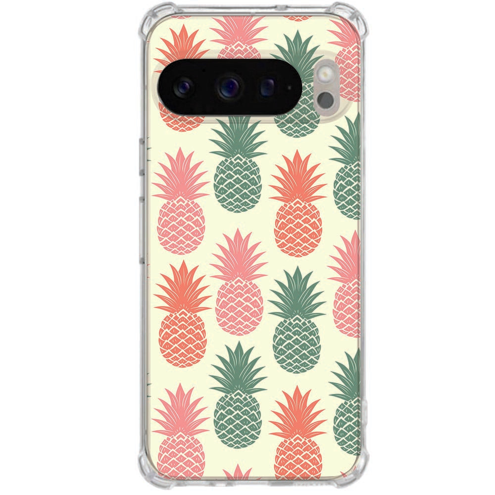 Google Pixel 10 Pro XL Softcase back cover Ananas Schokbestendig