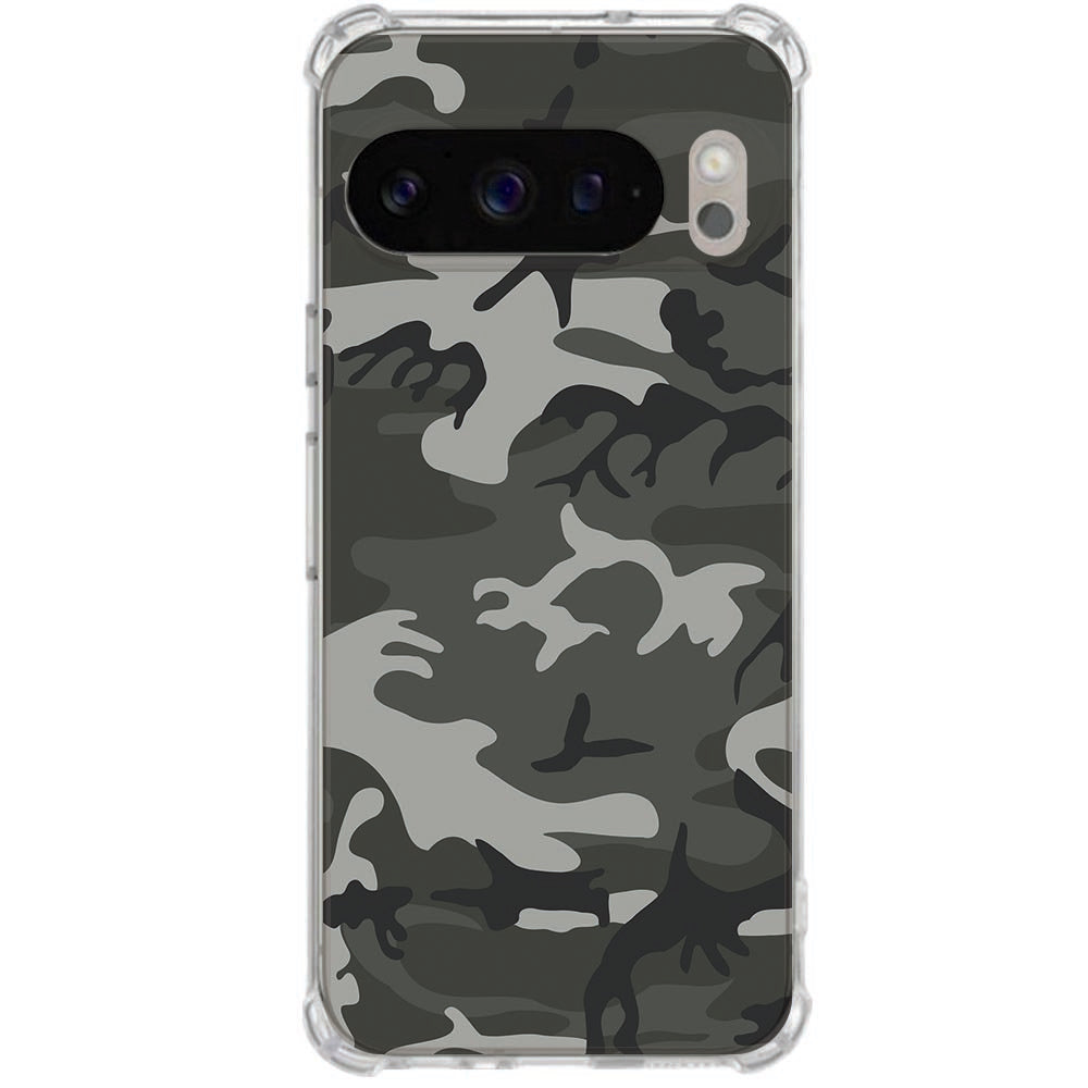 TPU Siliconen Hoesje Google Pixel 10 Pro XL Army Light Valbestendig