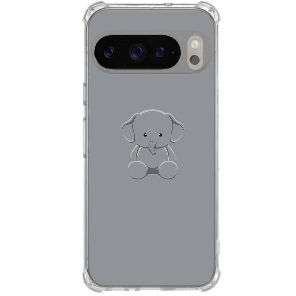 Google Pixel 10 Pro XL Flexibele back cover Baby Olifant Valbestendig