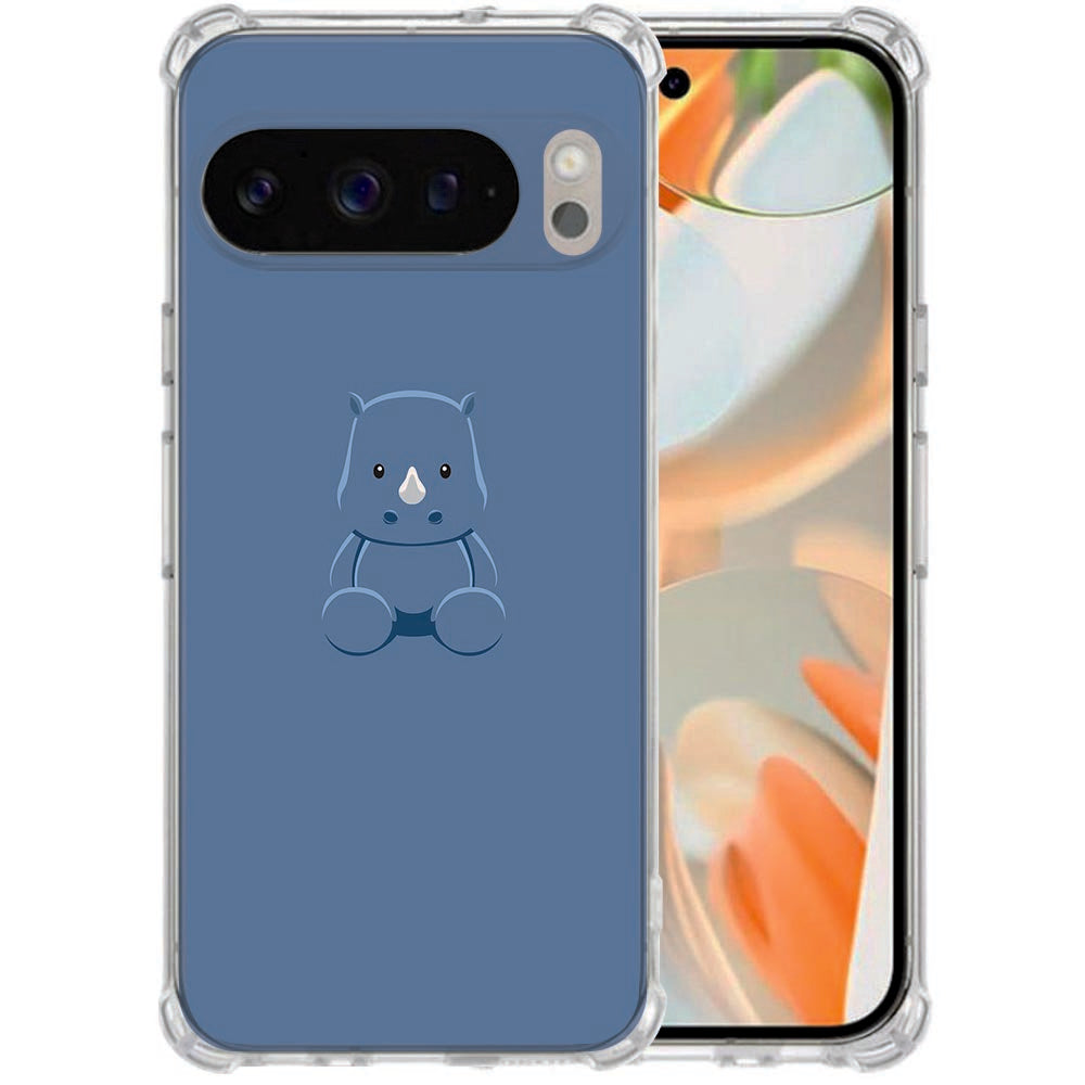 Google Pixel 10 Pro XL TPU Siliconen Hoesje Baby Rhino Shockproof