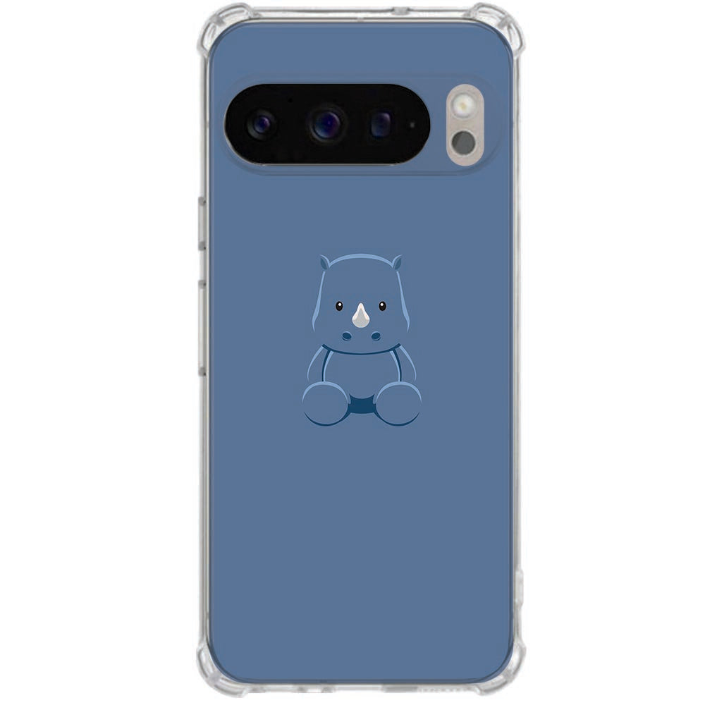 Google Pixel 10 Pro XL TPU Siliconen Hoesje Baby Rhino Shockproof
