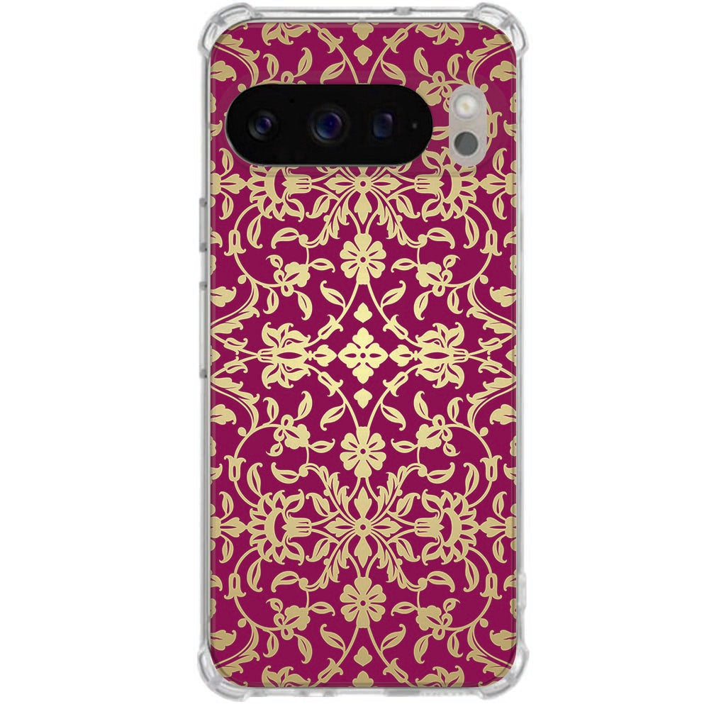 Softcase Backcover Hoesje Google Pixel 10 Pro XL Barok Pink Schokbestendig