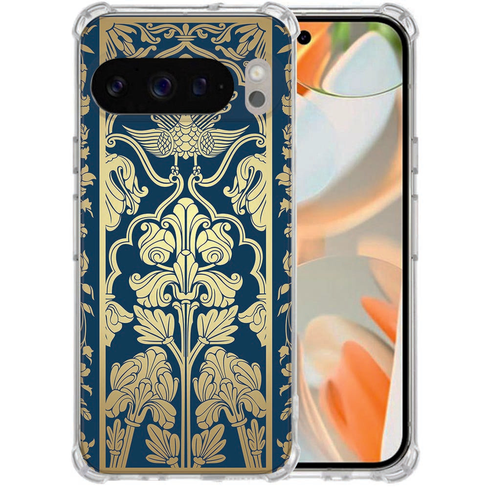 Google Pixel 10 Pro XL TPU Back Cover Beige Flowers Antishock
