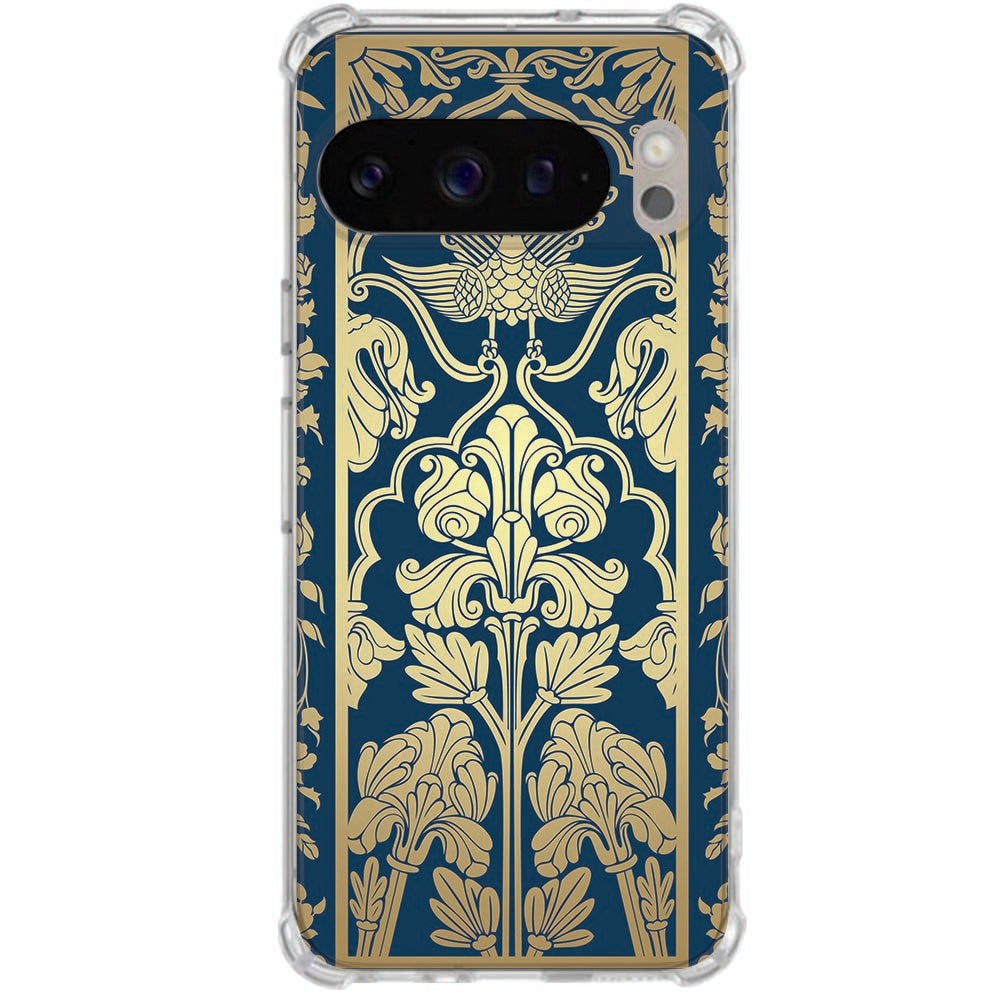 Google Pixel 10 Pro XL TPU Back Cover Beige Flowers Antishock