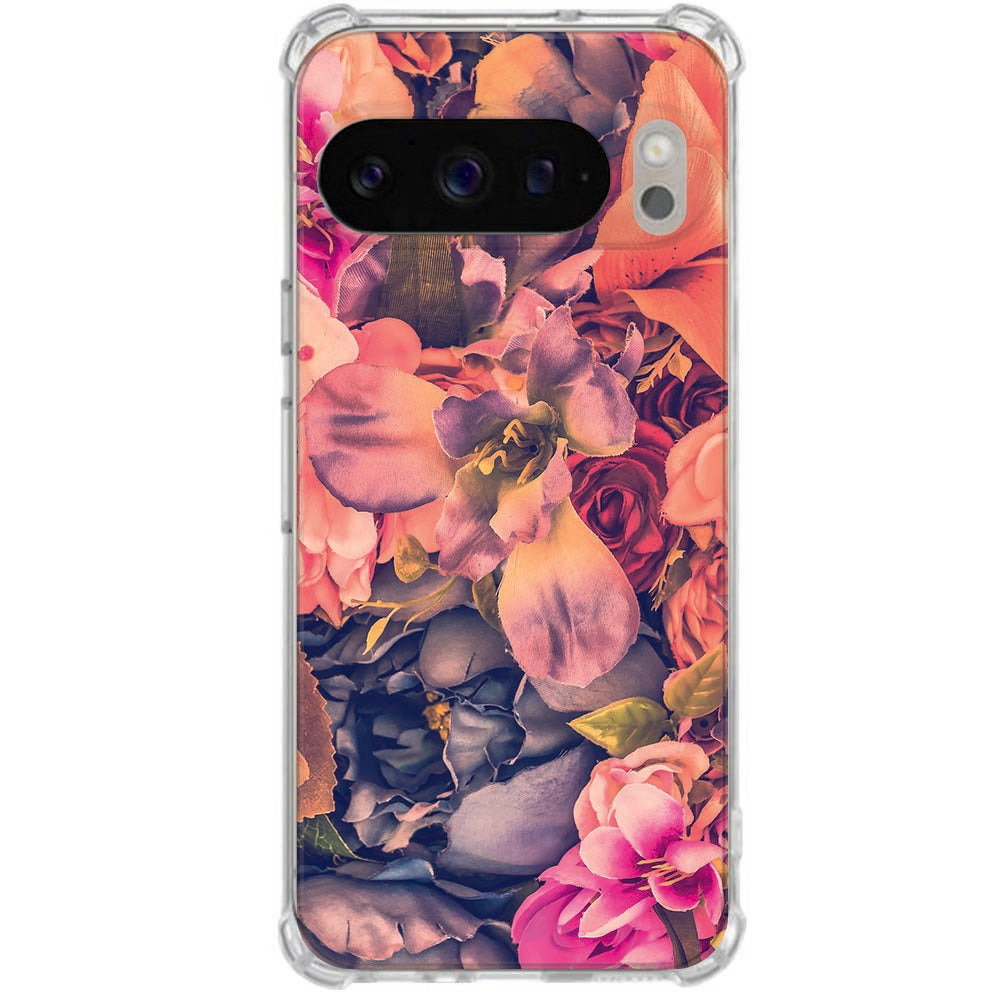 Google Pixel 10 Pro XL Softcase back cover Bosje Bloemen Shockproof