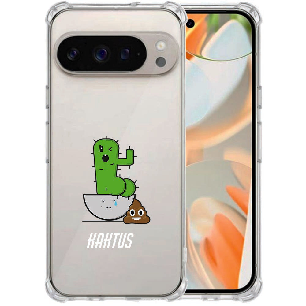 Google Pixel 10 Pro XL Backcover Hoesje Cactus Poo Valbestendig