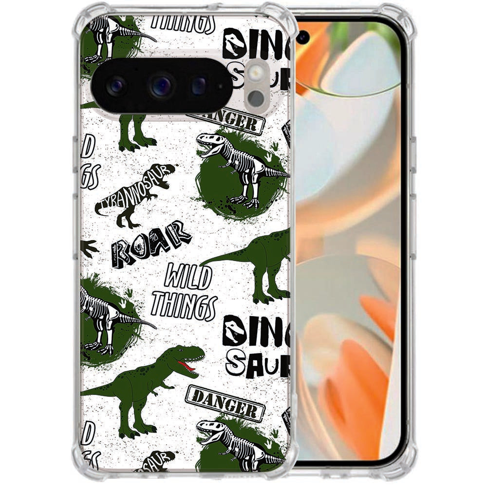 TPU Backcover Google Pixel 10 Pro XL Dinosaurus Antishock