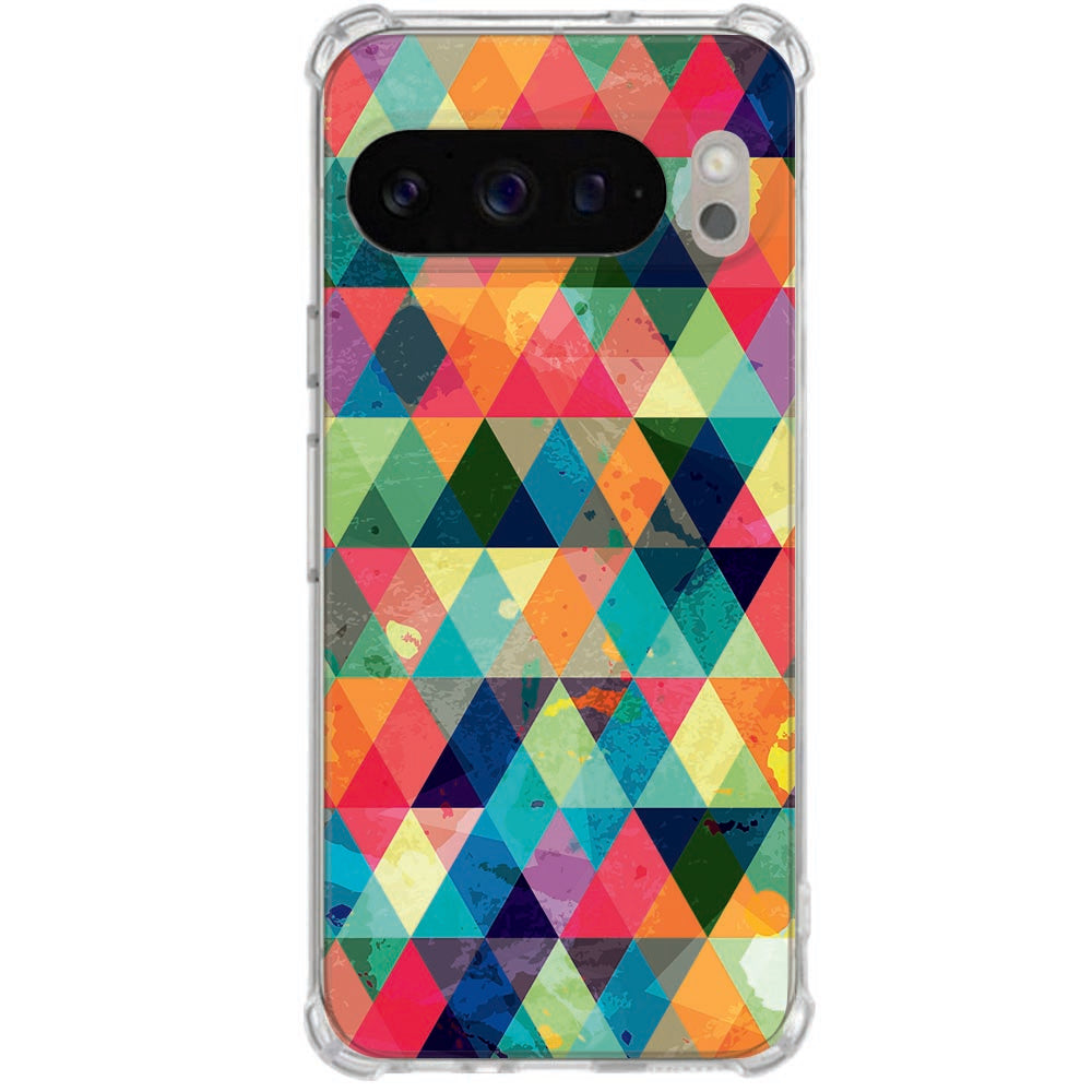 Google Pixel 10 Pro XL Backcover Hoesje Geruit Schokbestendig