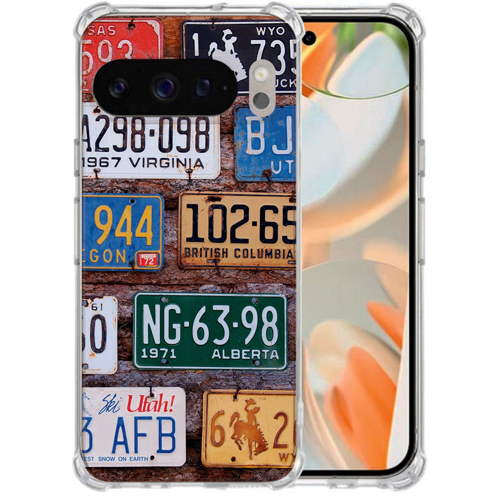 Google Pixel 10 Pro XL Backcover Hoesje Kentekenplaten Antishock
