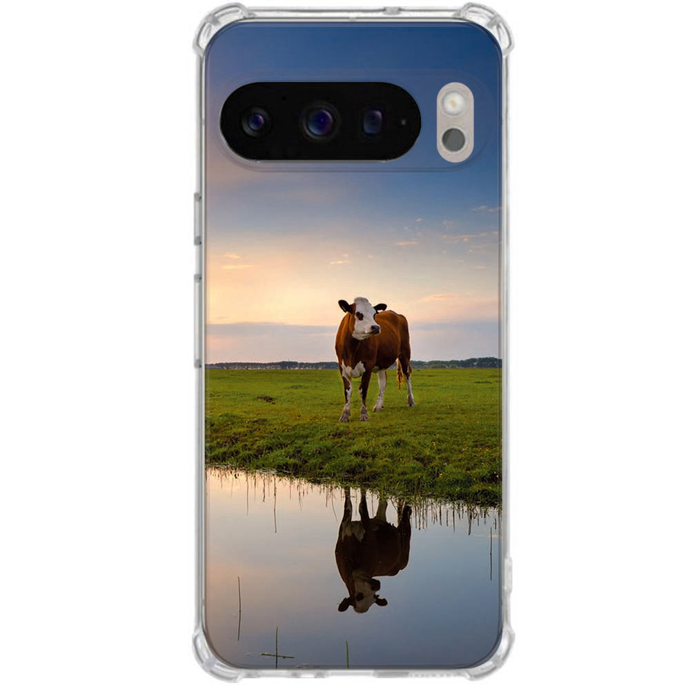 Google Pixel 10 Pro XL TPU Back Cover Koe Valbestendig