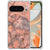 Softcase Google Pixel 10 Pro XL Marmer Oranje Valbestendig