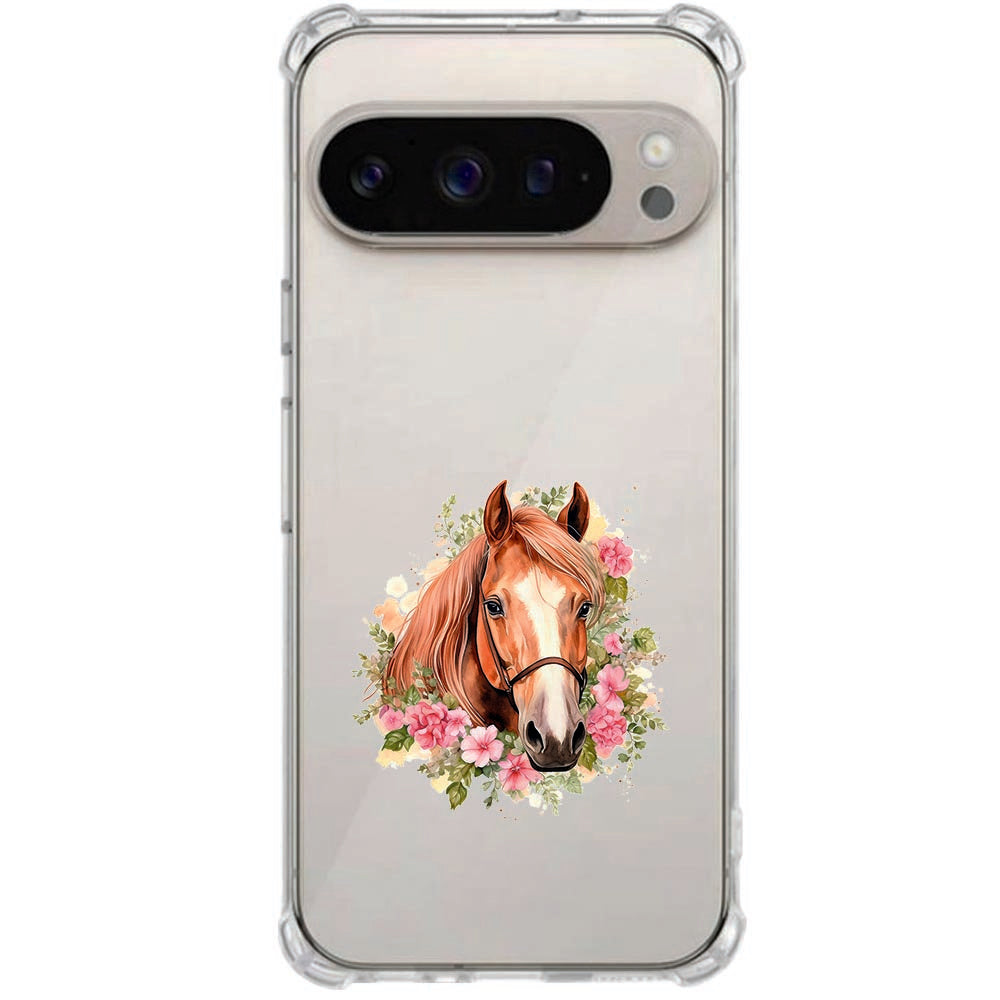 TPU Siliconen Hoesje Google Pixel 10 Pro XL Paard Antishock