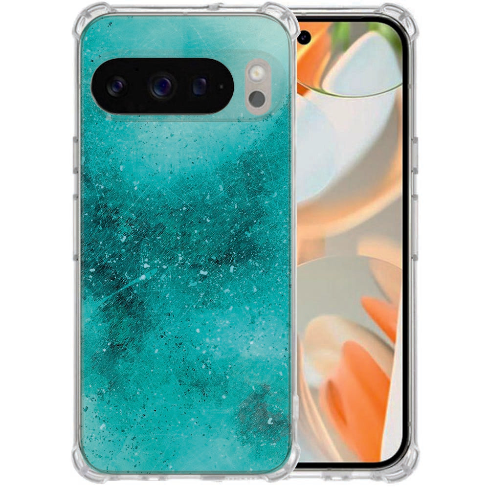 Backcover Hoesje Google Pixel 10 Pro XL Painting Blue Valbestendig