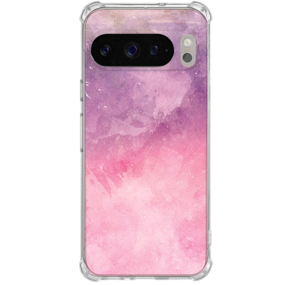 TPU Back Cover Google Pixel 10 Pro XL Pink Purple Paint Antishock