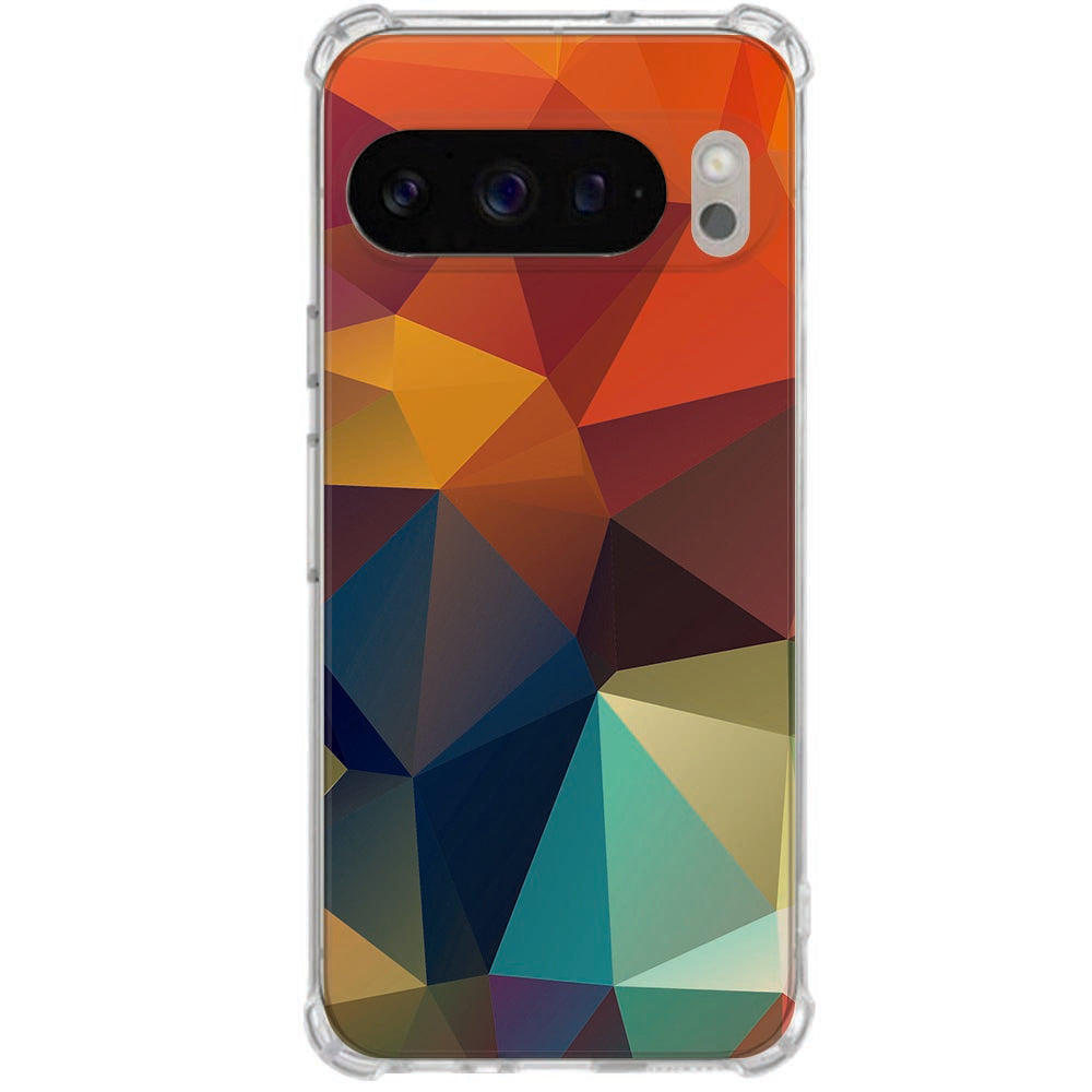 TPU Back Cover Google Pixel 10 Pro XL Polygon Color Shockproof