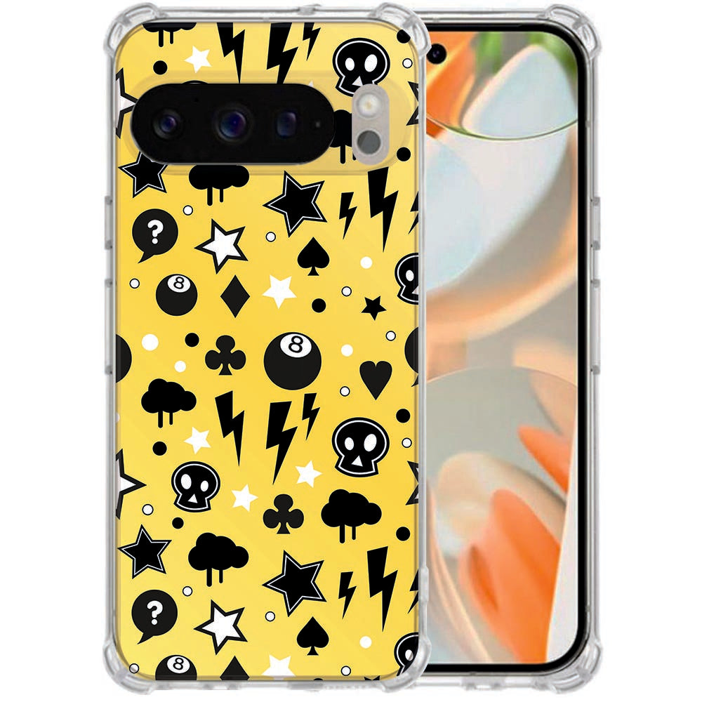TPU Back Cover Google Pixel 10 Pro XL Punk Yellow Antishock